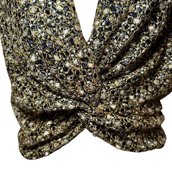 Ramy Brook Women's Virginia Mesh Sleeveless Twist-Front Blouse Top Size M $385 - Picture 6 of 10